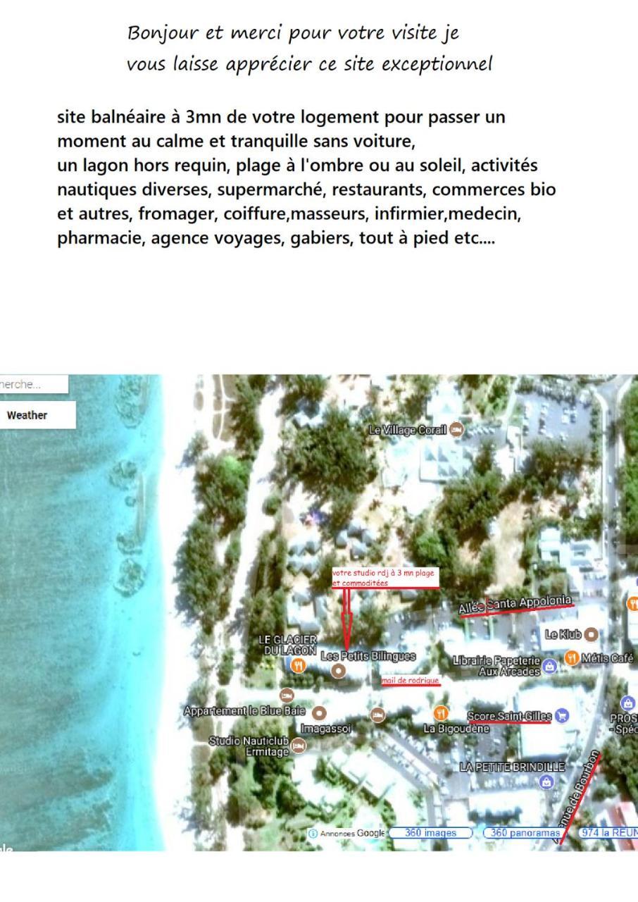 Apartmán A Pied Dans L'Eau Saint-Gilles-les Bains Exteriér fotografie